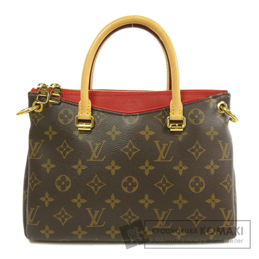 Louis Vuitton Pallas Tote Bag Monogram Canvas Brown
